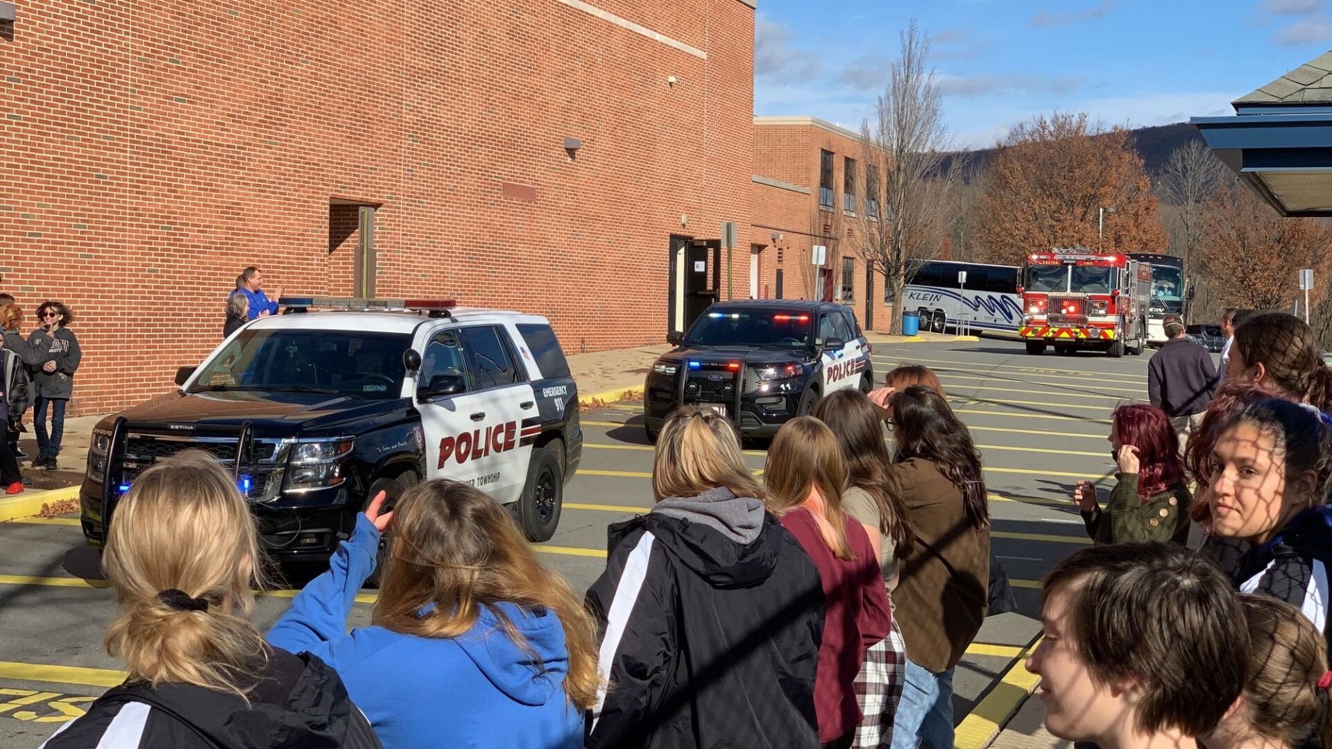 Exeter sends off high school football team to playoff game